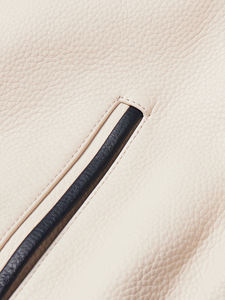 Chaqueta de Béisbol Personalizada de Alta Calidad con Parche de Chenilla Bordado, Manga de Cuero, Chaqueta Universitaria Vintage con Letras de Béisbol para Hombre - Product Image 5