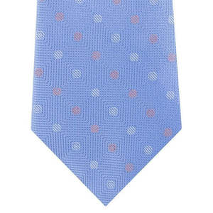 Cravatta da uomo Michael Kors in seta a pois azzurri 100% seta, taglia regolare - Product Image 3