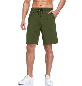 <b>Men's</b> <b>Shorts</b> Comfortable Cotton Workout <b>Shorts</b> Elastic Waist Running <b>Shorts</b> <b>With</b> <b>Zipper</b> <b>Pockets</b> - Product Image 3