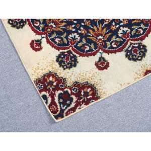 Alfombra Turca, Alfombra Vintage de 2.6x3 pies, Alfombra de Lana con Parches Rojos y Azules - Product Image 5