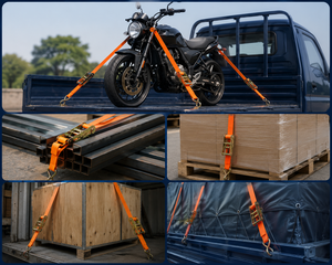 Sangle d'arrimage à cliquet professionnelle avec fabrication sous marque privée et sangle en polyester durable pour les marchés d'exportation - Product Image 2