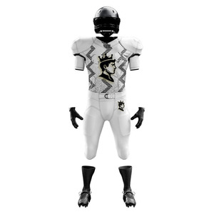 Venta al por mayor 100% de poliéster uniformes de fútbol americano sublimación impresa conjuntos de ropa deportiva uniformes de fútbol Americano para la venta - Product Image 3