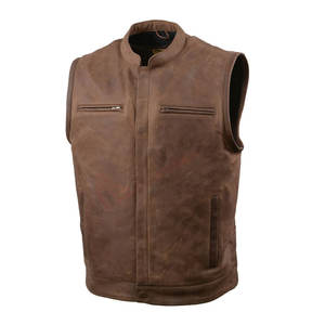 Chaleco de Cuero de Invierno Duradero para Hombre, Diseño de la Mejor Calidad, Chaleco de Cuero en Venta - Product Image 2