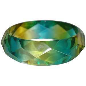 Top Trending Daily Ware Mujeres Liso Grandes Flores redondas Brazalete de resina Artículos de artesanía natural más vendidos - Product Image 5