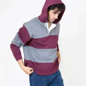 เสื้อสเวตเตอร์แบบสวมหัวมีฮู้ดผ้าขนแกะโพลีเอสเตอร์100% 260gsm สีทึบพิมพ์ลายได้ตามต้องการ - Product Image 1