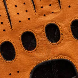 Gants de conduite en cuir pour hommes, vente en gros, haute qualité - Product Image 5