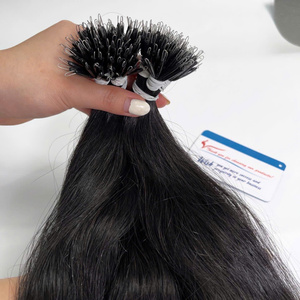 Extensiones de Cabello Humano Vietnamita con Anillas Nano, Cabello Virgen con Cutícula Alineada, Super Doble Trama, Liso Sedoso - Product Image 2