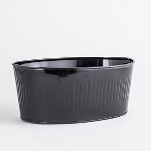 Prix le moins cher Baignoire à boissons galvanisée pour les fêtes Seau à glace en acier inoxydable pour les fêtes Seau à boissons - Product Image 6