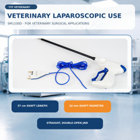 YYF SM1100D Pince de coupe et de scellage RF électrique détachable 10 mm 37 cm en acier inoxydable pour chirurgie laparoscopique vétérinaire