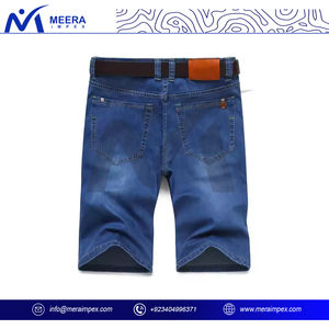 À la mode hommes Denim Shorts été déchiré en détresse Jean Shorts mode Streetwear bleu Slim Fit décontracté genou longueur 2025 Offre Spéciale - Product Image 3