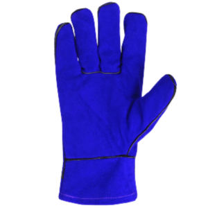 Gants de sécurité industriels pour hommes JNM SAFETY JNM-586 en cuir rouge certifiés CE, antistatiques, anti-vibrations, 11 oz, très résistants - Product Image 6
