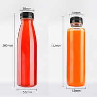 330ml 400ml PET Bouteilles de boisson en plastique transparent avec bouchon à vis Emballage personnalisé pour lait thé jus eau Pavico Vietnam