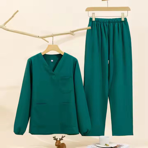 2025 personalizado médico uniformes de enfermería Joggers enfermera Hospital uniforme mujer Top Scrub traje mujeres uniformes conjuntos de moda - Product Image 5