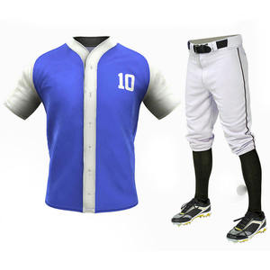 Tenues de sport personnalisées pour hommes, grandes tailles, baseball, softball, ensembles d'uniformes uniques et respirants, impression par transfert thermique, personnalisables - Product Image 1