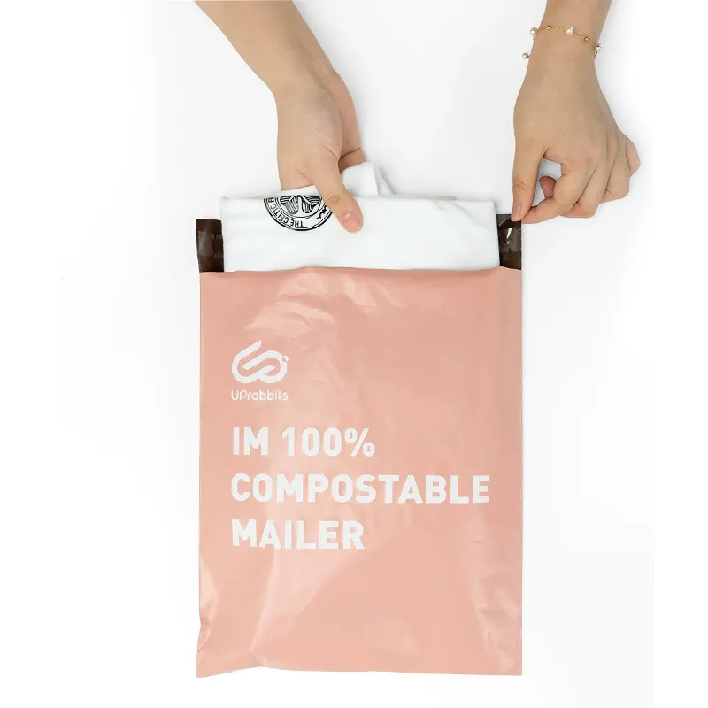 Tas surat segel kurir plastik Logo kustom tas surat khusus tas surat motif amplop pengiriman tas poli Mailer untuk pakaian