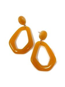 Pendientes de resina con mariposa - Product Image 1