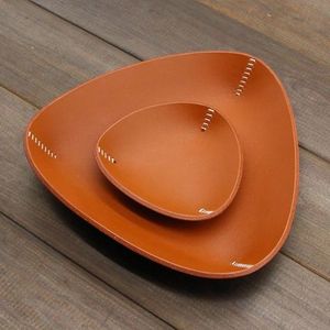 Posavasos de cuero PU de Venta caliente para bebidas antideslizantes e impermeables Juego de 6 alfombrillas para bebidas de calidad superior para uso en el hogar y la Oficina - Product Image 4