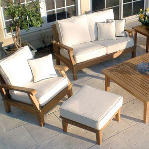 PATIO FURNITURE <b>SET</b> SOFA TEAK WOOD <b>OUTDOOR</b> MADE IN INDONESIA - Product Image 1
