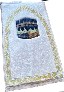 Tappeto da preghiera imbottito in rilievo in schiuma spessa 2.5 CM turco imbottito morbido tappetino di preghiera islamico Sejadah Janamaz pieghevole lavabile