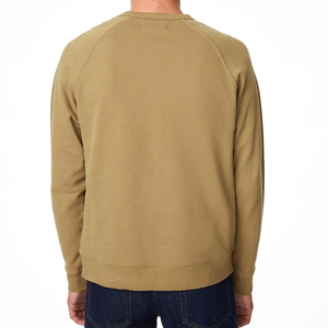 เสื้อสเวตเตอร์ของผู้ชายสไตล์ฤดูหนาวผ้าฝ้ายย้อมสี100% สีพื้นระบายอากาศได้ดีออกแบบได้ตามต้องการ - Product Image 2