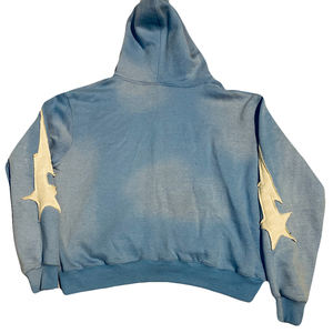 Sweat-shirt personnalisé imprimé surdimensionné de meilleure qualité Sweat-shirt à capuche pour hommes avec fermeture éclair Vêtements de sport thermique à capuche vierge à épaules tombantes pour l'hiver - Product Image 2