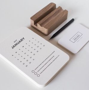 Base de Madera para Fotos, Porta Tarjetas, Madera de Pino Maciza de Alta Calidad, Multifuncional, Moderna, Base para Calendario, Base para Trofeos - Product Image 3