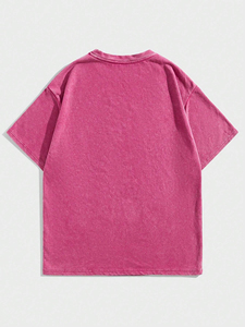 Camisas estampadas de tendencia para hombre, camiseta estampada Vintage lavada con ácido/lavada hecha con algodón suave 100% hecho en Pakistán - Product Image 2