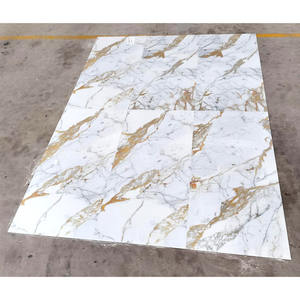 Nuevo diseño, serie esmaltada de cristal pulido, Mural dorado, baldosas de porcelana para suelo, baldosas de pared con aspecto de mármol de lujo, baldosas de suelo de 600x1200mm - Product Image 3