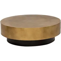 Table basse Sunpan Bernaby en laiton antique pour le salon, décoration intérieure