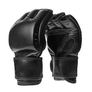 Guantes de MMA de Cuero para Hombre, de Media Palma, Transpirables, de Bajo Precio, Servicios OEM, Alta Calidad, para Entrenamiento - Product Image 2