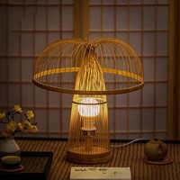 Lampe de lecture de chevet de chambre à coucher de fabricant, lampes led en bambou au prix le plus bas du Vietnam