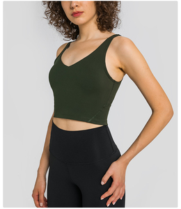 ฉลากส่วนตัวกีฬาผู้หญิงฟิตเนสกีฬา Activewear ออกแบบที่กําหนดเอง Push Up top ผู้หญิงกีฬา Bra โยคะ Bras - Product Image 5