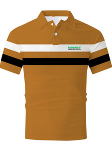 Camiseta de Manga Corta para Hombre, Personalizada con Logotipo Bordado e Impreso, Tejido Sólido Transpirable de Poliéster/Algodón, Opción 100% Algodón - Product Image 5