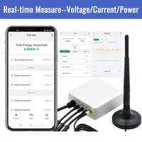 Moniteur d'énergie intelligent triphasé Zigbee à pince 80A-750A, Compteur de puissance pour domotique, Système de gestion de l'énergie domestique