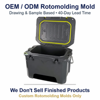 Moule de rotomoulage personnalisé OEM ODM pour glacière à roulettes, bac à glace portable, fabrication directe usine pour l'extérieur