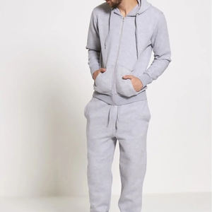 Conjuntos de dos piezas personalizados, conjunto de 2 piezas con capucha y cremallera completa para correr, conjunto de pantalón para hombre, ropa de calle, pantalones para correr, chándal para exteriores para hombre - Product Image 1