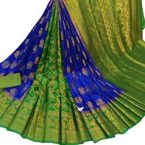 ส่าหรีผ้าไหมบริสุทธิ์ที่มีการทอผ้า Paithani Pallu ที่อุดมไปด้วย3D ดีไซน์แบบดั้งเดิมที่สวยงามทั้งหมด - Product Image 1