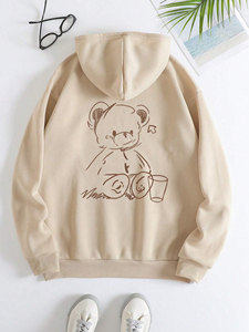 เสื้อฮู้ดแฟชั่นผ้าฟลีซสำหรับฤดูหนาวแบบยูนิเซ็กซ์ พิมพ์ลายได้ทั่วตัวตามสั่ง เหมาะสำหรับเล่นกีฬา - Product Image 2