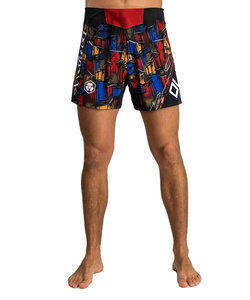 شورتات ملاكمة UFC MMA باللون الأخضر عالية الجودة بتصنيع المعدات الأصلية (OEM) من الولايات المتحدة الأمريكية، ملابس تدريب الجودو للرجال، ملابس الفنون القتالية الليلية بقصة طويلة - Product Image 3