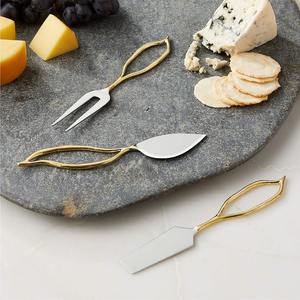 Ensemble de cuillère et fourchette de service à salade en argent brillant élégant Design moderne en acier inoxydable pour salle à manger Article de cadeau de pendaison de crémaillère de mariage unique - Product Image 6