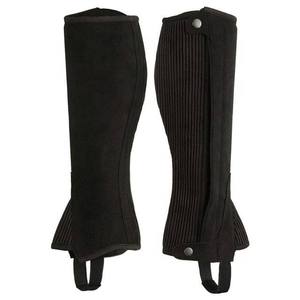 Demi-gambières en cuir véritable faciles à enfiler et à retirer pour l'équitation, enfants/enfants - Adhérence forte, gambières western de qualité supérieure - Product Image 6