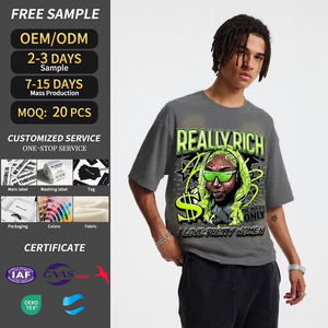 Crisp Fit OEM Custom Print Vintage Acid <b>Wash</b> T-Shirt for Campus Activities & Student Events - Product Image 3