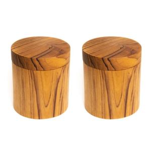 Elegant wooden jar kitchen canister for <b>food</b> species <b>dry</b> fruits <b>storage</b> <b>container</b> jar home hotel restaurant kitchen decoration - Product Image 4