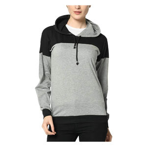 Sudadera con Capucha Deportiva para Mujer, Última Moda, con Logotipo Personalizado, 100% Algodón, Sudadera de Otoño para Mujer - Product Image 1