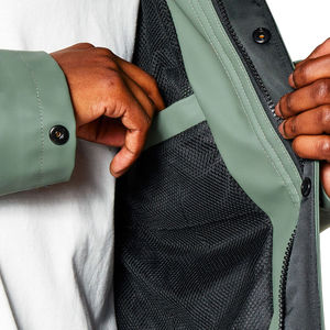 Veste coupe-vent à capuche pour homme, imperméable, respirante, séchage rapide, UPF 50, pour la pêche et la randonnée, en nylon et polyester - Product Image 5