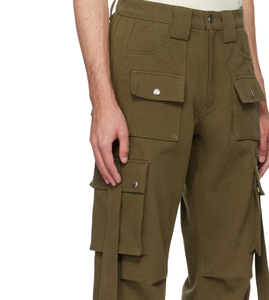 Pantalon Cargo Tactique pour Hommes avec Coupe Décontractée Design Utilitaire Tissu en Coton Style Extérieur Parfait pour Voyage et Randonnée - Product Image 6