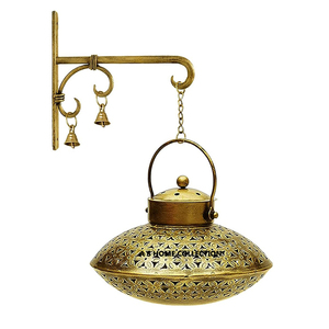 Le plus vendu Offres Spéciales métal fleur laiton design élégant support luxe arabe couleur dorée brûleur d'encens - Product Image 3