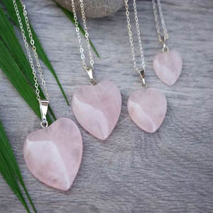 Cristal de cuarzo rosa para curación de Reiki, cristal para curación de Reiki y cristal, venta al por mayor - Product Image 1