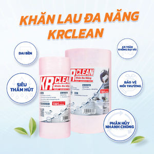 Krclean Super Absorbente 50/150 Hojas 25x30cm Paños de Limpieza Multiusos Conveniente PARA LA Limpieza de Superficies de Cocina - Product Image 2