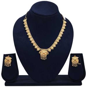 Joyería de moda al por mayor 14K 18K 24K chapado en oro formando collares diseño floral joyería tradicional latón oro relleno joyería - Product Image 1